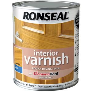 36821 Interior Varnish Quick Dry Satin Light Oak 250ml RSLIVSLO250 - Ronseal