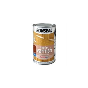Ronseal 750ml Quick Dry Satin Interior Varnish - Medium Oak