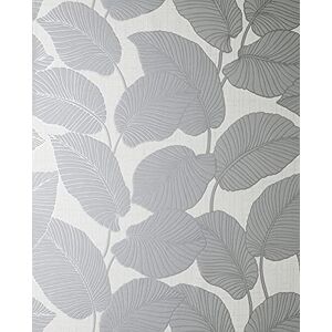 Fine Decor Fine Décor Larson Leaf Grey/Silver