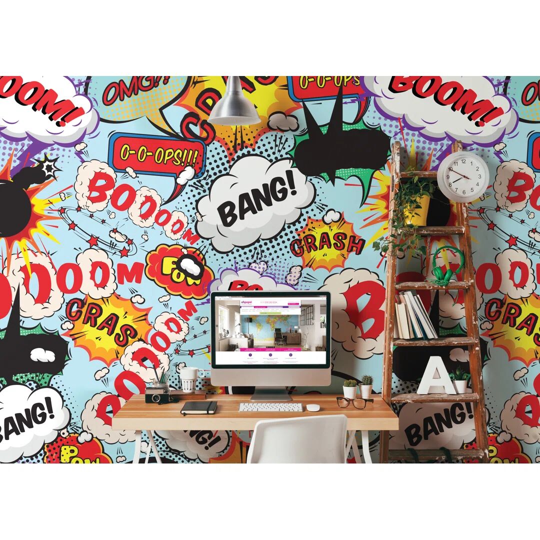 Photos - Wallpaper Zoomie Kids Elis Matte Wall Mural 240.0 H x 300.0 W cm