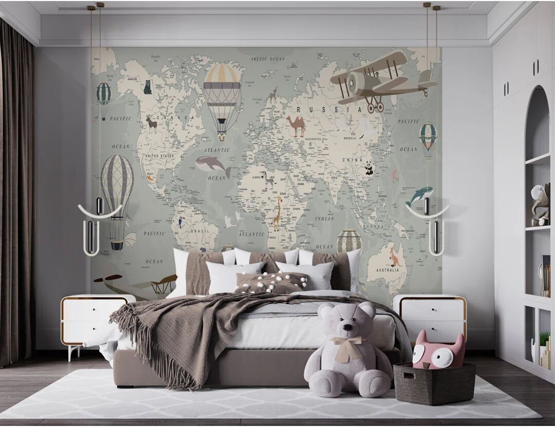 Photos - Wallpaper Walltastic 3.04m x 2.43m Wall Mural white 304.8 H x 243.84 W cm