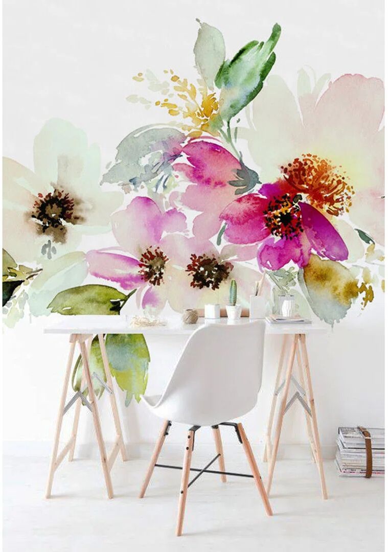 Photos - Wallpaper Rosalind Wheeler Caillin Matte Peel & Stick Mural 250.0 H x 104.0 W cm