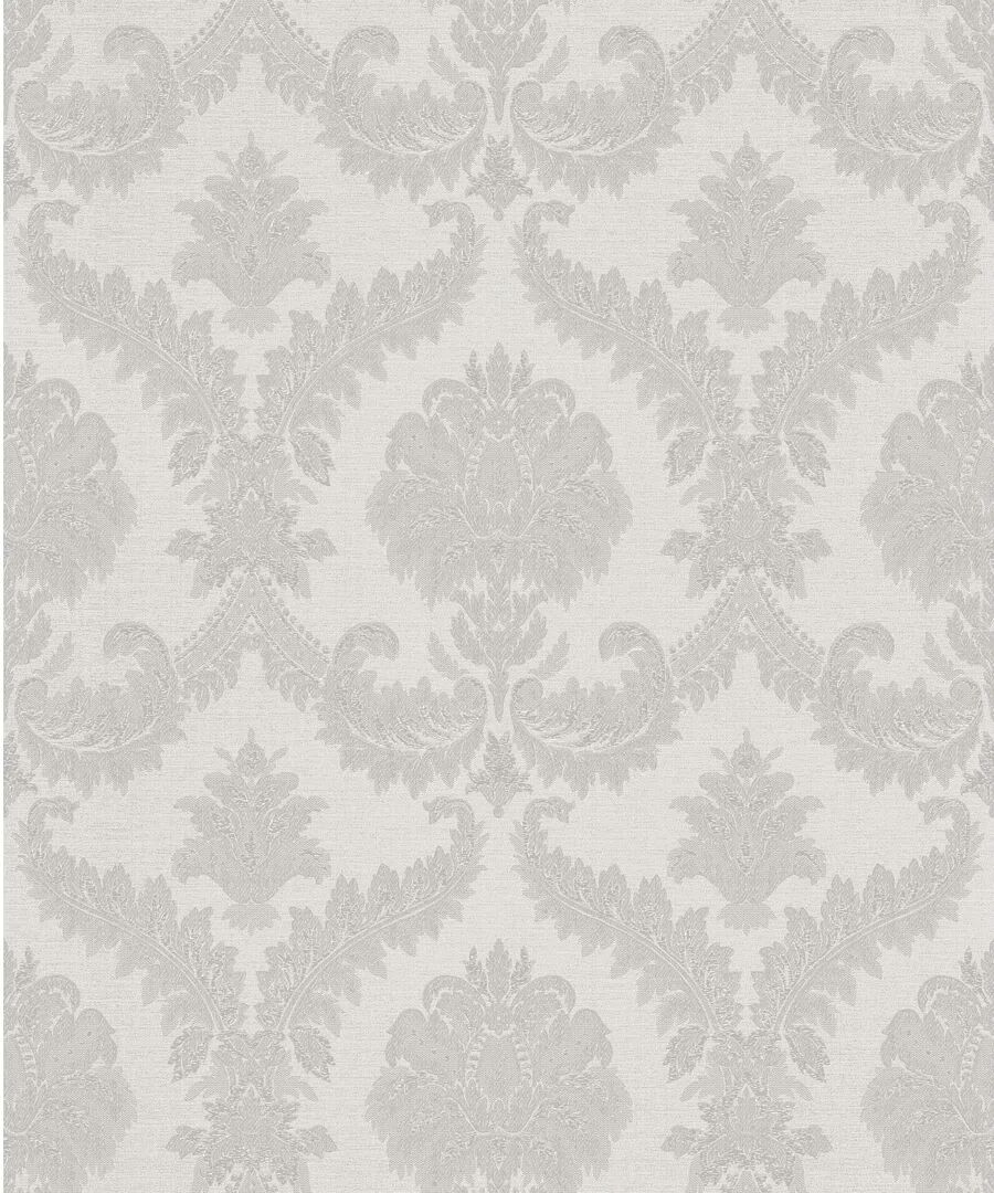 Photos - Wallpaper Lily Manor Elgin Traditional Damask Design Embossed Satin 10m x 53cm Wallp