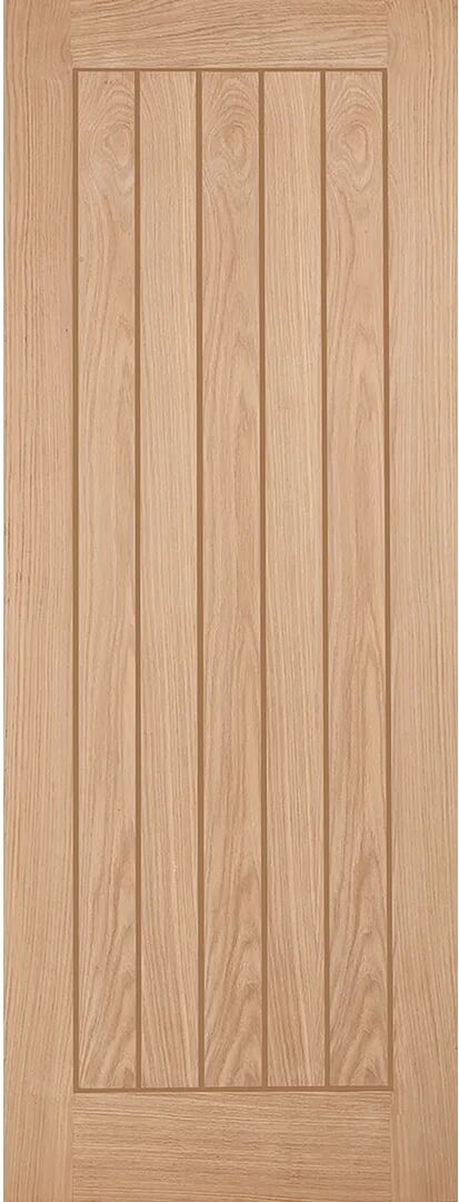 LPD Doors Belize Unfinished Oak Internal Door brown/green 198.1 H x 61.0 W cm