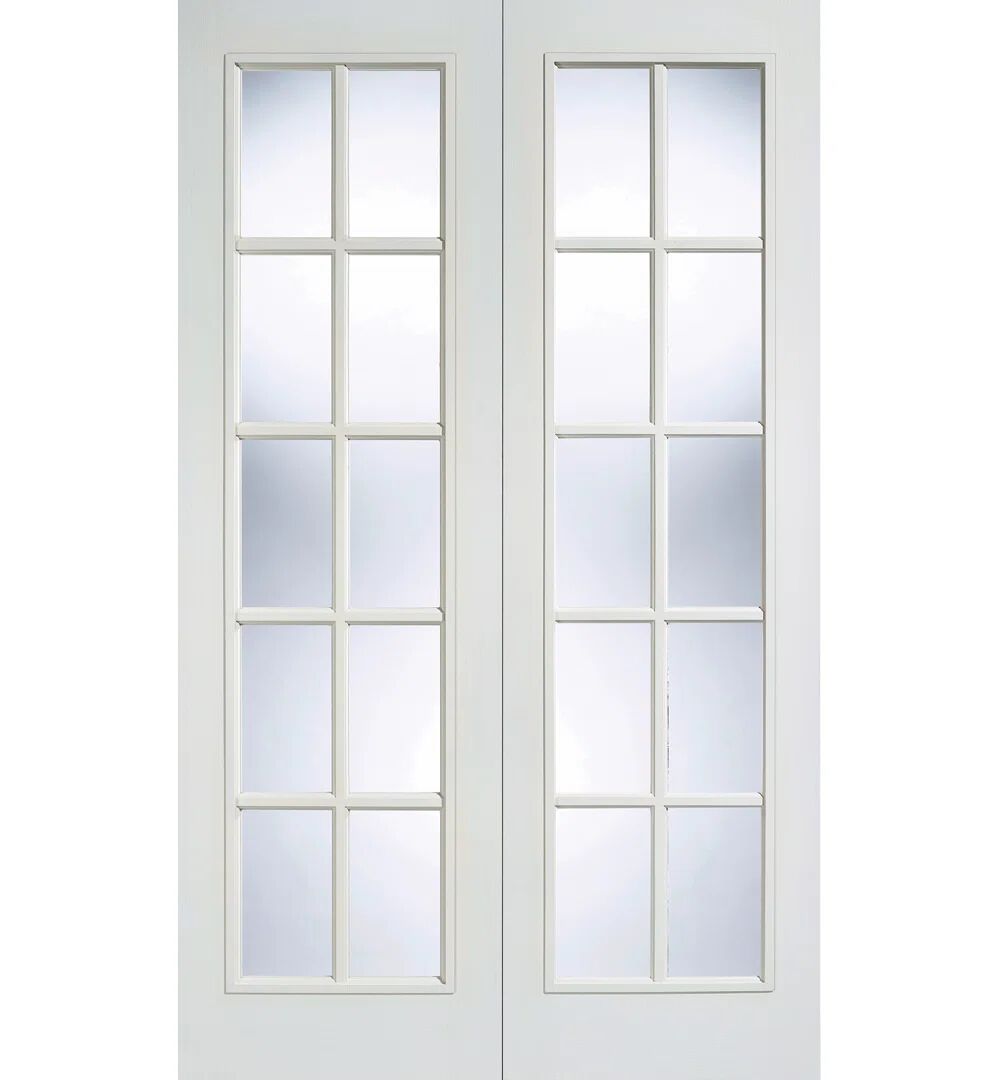 Photos - Interior Door LPD Doors GTPSA Primed White Internal Door Pair brown 198.1 H x 116.8 W cm