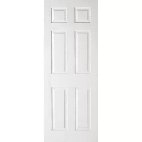 Premdor Essentials Internal Door Primed Premdor Door Size: 204cm H x 82.6cm W x 4cm D  - Size: 198.1cm H x 53.3cm W x 3.5cm D
