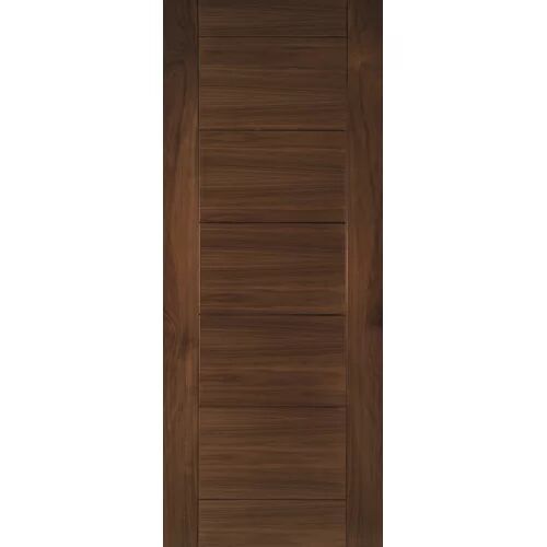 Deanta Seville Fire Door Prefinished Deanta Door Size: 198.1cm H x 61cm W x 4.5cm D, Door Finish: Black Walnut  - Size: 1981mm H x 762mm W x 35mm D