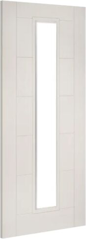 Deanta Seville Solid Oak Fire Door Primed Deanta Door Size: 1981mm H x 686mm W x 45mm D  - Size: 1981cm H