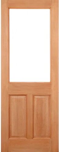 LPD Doors Unfinished Manufactured Wood Front Door LPD Doors Door Size: 198.1cm H x 76.2cm W x 4.4cm D  - Size: 198.1cm H x 76.2cm W x 3.5cm D