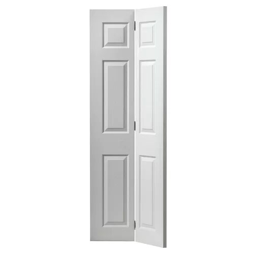 JB Kind Doors Colonist Bi-Fold Internal Door Primed JB Kind Doors Door Size: 198.1cm H x 76.2cm W x 3.5cm D  - Size: 198.1cm H x 83.8cm W x 3.5cm D