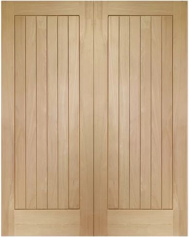 XL Joinery Suffolk Door Pairs Unfinished XL Joinery  - Size: 1981mm H x 137mm W x 40mm D