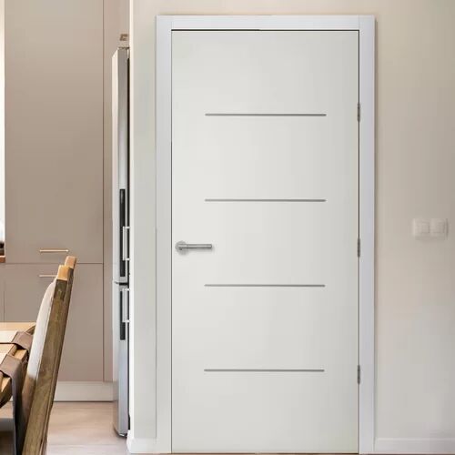 JB Kind Doors Blanco Internal Door Prefinished JB Kind Doors Door Size: 198.1cm H x 68.6cm W x 3.5cm D  - Size: 198cm H X 83cm W X 3cm D