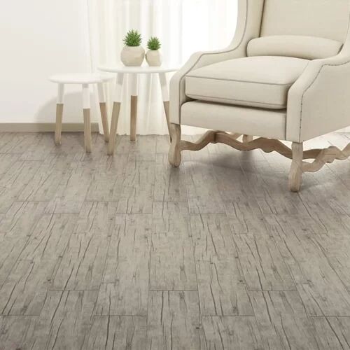 Symple Stuff 2mm Oak Laminate Flooring Symple Stuff Colour: Oak Washed  - Size: 35cm H X 50cm W X 50cm D