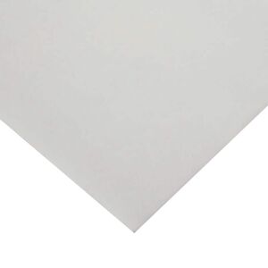 Rubber-Cal Nitrile 1/4 in. x 12 in. x 12 in. Commercial Grade White 60A Off-White Buna Sheets