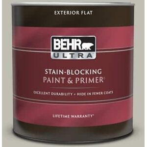 BEHR ULTRA 1 qt. #N370-3 Light Year Flat Exterior Paint & Primer