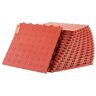 VEVOR Garage Tiles Interlocking, 12 x 12 x 0.53 inch 50 Pack Garage Floor Covering Tiles, Non-Slip Double-Sided Texture Garage Flooring Tiles, for Garages, Basements, Repair Shops, Red