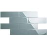 Giorbello Slate 4 in. x 12 in. x 8mm Glass Subway Backsplash Wall Tile (5 sq. ft./Case)