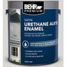 BEHR PREMIUM 1 gal. #N360-1 Seagull Gray Urethane Alkyd Satin Enamel Interior/Exterior Paint