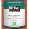 BEHR PREMIUM PLUS 1 gal. #S-G-200 Glowing Firelight Semi-Gloss Enamel Low Odor Interior Paint & Primer