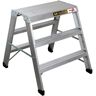 MetalTech BuildMan Grade 3-ft. Work Stand Sawhorse, Small Step Ladder for Home Improvement or Construction Scaffolding Work Bench