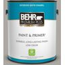 BEHR PREMIUM PLUS 1 gal. #N360-3 Still Gray Satin Enamel Low Odor Interior Paint & Primer