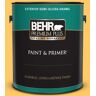 BEHR PREMIUM PLUS 1 gal. #P270-5 Fuzzy Duckling Semi-Gloss Enamel Exterior Paint & Primer