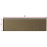 ABOLOS Transitional Design Glossy Bronze Subway 3 in. x 12 in. Glass Backsplash Wall Tile (14 sq. ft./Case)