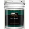 BEHR PREMIUM PLUS 5 gal. #N360-1 Seagull Gray Semi-Gloss Enamel Exterior Paint & Primer