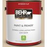 BEHR PREMIUM PLUS 1 gal. #ICC-60 Brown Bread Flat Low Odor Interior Paint & Primer