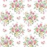 Seabrook Designs 56 sq. ft. Watermelon and Buttercup Floral Bouquet Prepasted Paper Wallpaper Roll