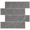 Avant Macadam Gray Marble 11.81 in. x 10.82 in. 3.5mm Stone Peel and Stick Backsplash Tiles (8pcs/7.12 sq.ft Per Case)