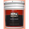 BEHR PREMIUM PLUS 5 gal. #200B-4 Citrus Hill Flat Exterior Paint & Primer