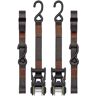 SmartStraps 10 ft. Orange Tactical Ratchet Tie Down Straps with 1,000 lb. Safe Work Load - 2 pack