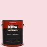 BEHR PREMIUM PLUS 1 gal. #P150-1 Blowing Kisses Flat Exterior Paint & Primer