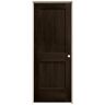 JELD-WEN 28 in. x 80 in. Monroe Espresso Stain Left-Hand Molded Composite Single Prehung Interior Door