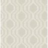 A-Street Prints Burton Neutral Modern Ogee Textured Non-pasted Paper Wallpaper