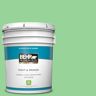 BEHR PREMIUM PLUS 5 gal. #P390-4 Young Green Satin Enamel Low Odor Interior Paint & Primer