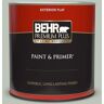 BEHR PREMIUM PLUS 1 qt. #700E-3 Contemplation Flat Exterior Paint & Primer