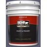 BEHR PREMIUM PLUS 5 gal. #S550-6 Mysterious Night Flat Exterior Paint & Primer