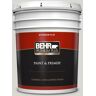 BEHR PREMIUM PLUS 5 gal. #N360-1 Seagull Gray Flat Exterior Paint & Primer