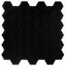 Avant Andes Black 11.33 in. x 11.41 in. 4mm Stone Peel and Stick Backsplash Tiles (8pcs/7.2 sq.ft Per Case)