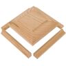 EVERMARK Stair Parts NC-77 White Oak Radius Newel Cap Kit for 3-1/2 in. Square Newel Posts for Stair Remodel