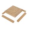 EVERMARK Stair Parts NC 95 Unfinished Red Oak Newel Cap Kit for 7-1/2 in. Square Newel Posts for Stair Remodel