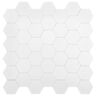 Avant Andes White 11.33 in. x 11.41 in. 4mm Stone Peel and Stick Backsplash Tiles (8pcs/7.2 sq.ft Per Case)