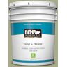 BEHR PREMIUM PLUS 5 gal. #S360-4 Meditation Time Satin Enamel Low Odor Interior Paint & Primer