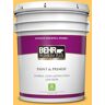 BEHR PREMIUM PLUS 5 gal. #P270-5 Fuzzy Duckling Eggshell Enamel Low Odor Interior Paint & Primer