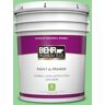 BEHR PREMIUM PLUS 5 gal. #P390-4 Young Green Eggshell Enamel Low Odor Interior Paint & Primer