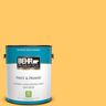 BEHR PREMIUM PLUS 1 gal. #P270-5 Fuzzy Duckling Satin Enamel Low Odor Interior Paint & Primer