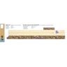 Hampton Bay Laminate Endcap Kit for Countertop with Integrated Backsplash in Winter Carnival