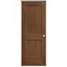 JELD-WEN 30 in. x 80 in. Monroe Hazelnut Stain Left-Hand Molded Composite Single Prehung Interior Door